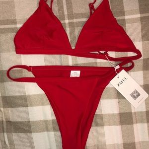 SALE: LAST CHANCE- Red strappy bikini